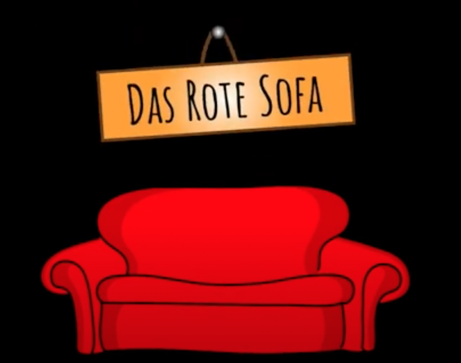 rotes Sofa 
